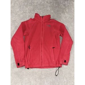 North Face Jacket Womens Small‎ Full Zip Long Sleeve Fleece Outdoors Casual Pink